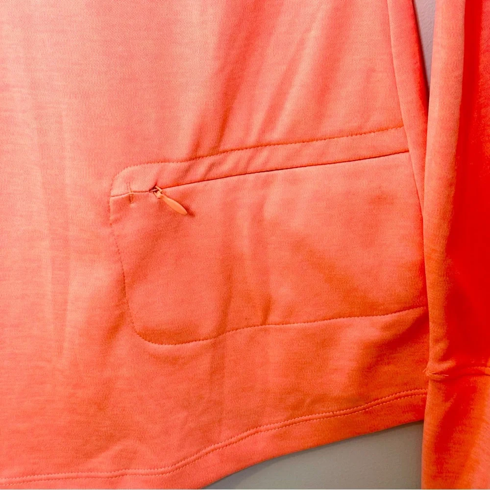 Old Navy Active Go Dry Tangerine Hooded Medium Athletic Top - Picture 7 of 7